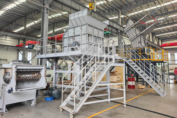 中東生活垃圾回收項目用開袋機