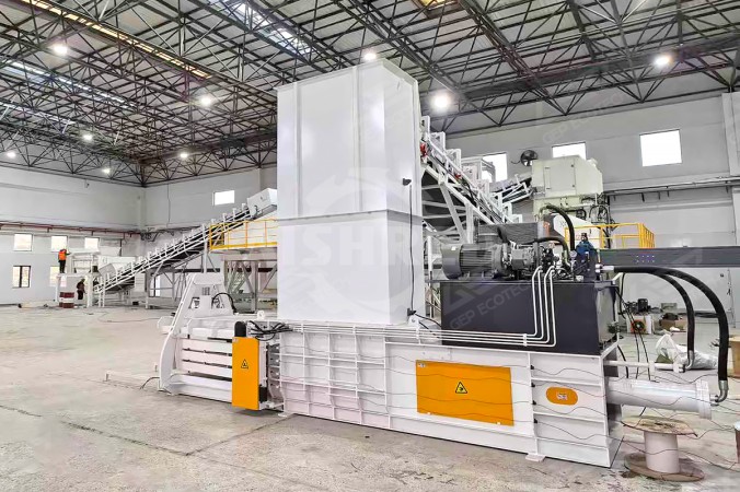 上海建築垃圾輕拋物替代燃料項目廢棄物壓縮機