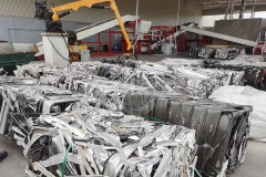 壓縮後鋁廢料包破碎雙軸撕碎機型號推薦