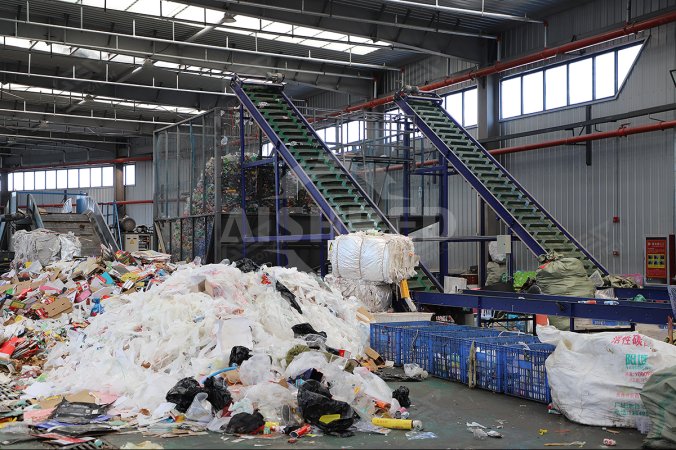 中國鄭州廢塑膠分選回收項目